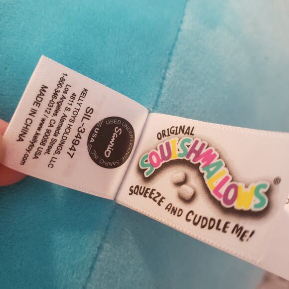 Hello Kitty 20" Kellytoy Squishmallows With Rainbow Sunglasses - Picture 4 of 6